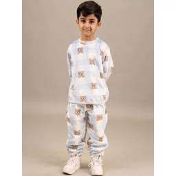 Grit N Groove Boys Printed T-shirt with Pyjamas-picture-22