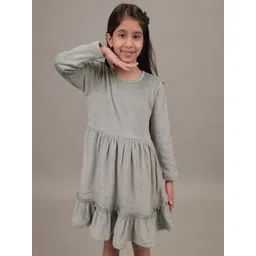 Grit N Groove Velvet Fit & Flare Dress-picture-57