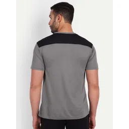 GRITPRO Men Solid Round Neck T-shirt image 5