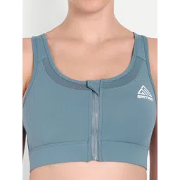 GRITPRO Women Non-Wired Non Padded Full Coverage Workout Bra image 2