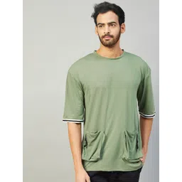 GRITSTONES Men Drop-Shoulder Sleeves Oversized T-shirt-picture-17