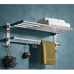 grivan Stainless Steel Folding Towel Racks for Bathroom, Towel Racks, Folding Towel Stand, Bathroom Towel Holder, Bathroom Stand, Bathroom Accessories and Fittings-picture-14