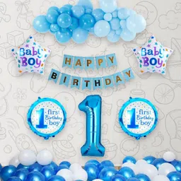 groovy dudz 1st Birthday Boy/Birthday/Baby Boy Birthday Decoration-picture-39