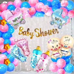 groovy dudz Baby Shower Decoration Items - 48Pcs Baby Shower Banner-picture-19