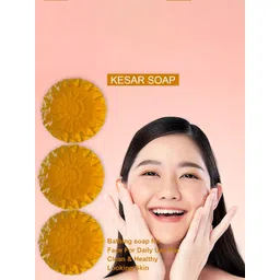 GROOVY Set Of 3 Fig Fantasy Kesar Bathing Bar- 100 g Each-image-47