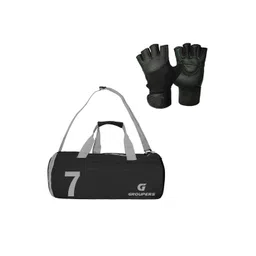 GROUPERS Printed Medium Foldable Sports or Gym Duffel Bag image 1