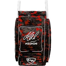 Grow wings Branded New Model Red Cricket Kit Bag with Attractive Design Soft Padded Sports Bag for Cricketer-picture-19