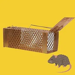GrowHive Humane Iron Rat Trap Cage - No-Kill Rodent House for Live Capture - Catch & Release Pest Control Solution for All Rat Types (26 x 11.5 x 10 cm)-picture-24