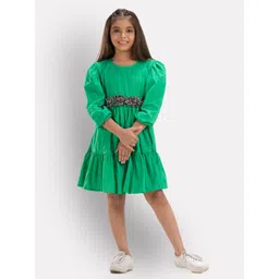 Growing Tree Girls Green Dress-picture-12