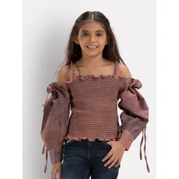 Growing Tree Girls Pink Pure Cotton Top-picture-21