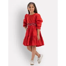 Growing Tree Girls Red Dress-picture-16