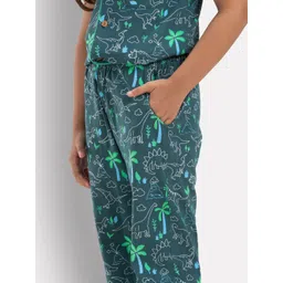 Growing Tree Kids Pack of 2 Printed Pure Cotton Night suit image 2