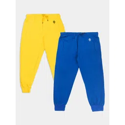 Growing Tree Unisex Kids Pack Of 2 Bio Wash Anti Microbial Joggers-picture-42