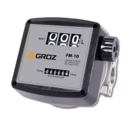 Groz MECHANICAL NUTATING DISC FUEL METER FM/10/0-1/BSP Piece 1 Each-picture-34