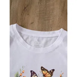 GRX Women Graphic Printed Round Neck Cotton T-shirt image 2