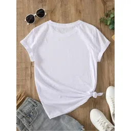 GRX Women Graphic Printed Round Neck Cotton T-shirt image 5