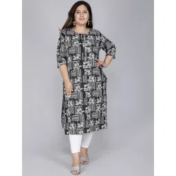 Gs Fashions Women Printed Thread Work Kurta-picture-41