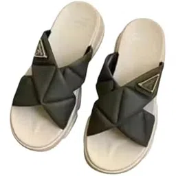 GUCCHII For Women Flip-Flops & Stylish Comfort Slippers | Lightweight, Anti-Skid, Wear Sandals for Casual, Beach & Home Use Color Green-picture-15