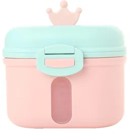 Baby Portable Milk Powder container with spoon Set , BPA Free Food storage Box - plastic-image-3