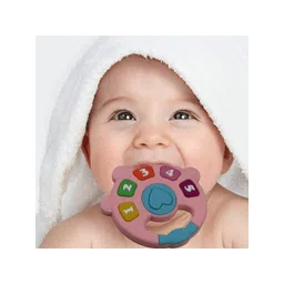 GUCHIGU Infant Kids Pink & Blue BPA Free Silicone Teethers-picture-32