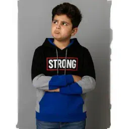 gudpig Boys Typographic Print Regular Fit Hoodie-picture-30