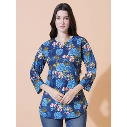 GUDWEARS Floral Print Cotton Top-picture-35