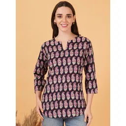 GUDWEARS Print Top-picture-29