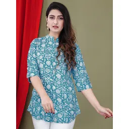 GUDWEARS Women Floral Printed Shirt Style Top-picture-32