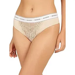 Beige Polyamide Belle Thong-image-43