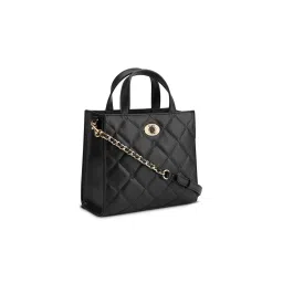 guess fashion Guess Black Quilted Greenberry Mini Handbag image 2
