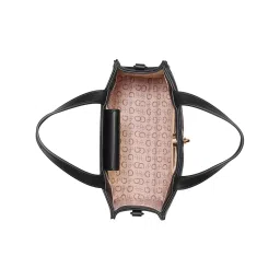 guess fashion Guess Black Quilted Greenberry Mini Handbag image 4