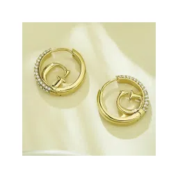 guess fashion Guess Crazy Earrings Gold-Plated Stainless Steel Earrings For Women-picture-27
