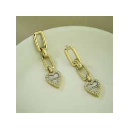 guess fashion Guess Love Me Tender Gold-Plated Stainless Steel Earrings For Women-picture-12