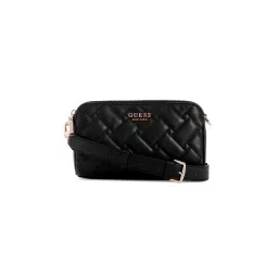guess fashion Guess Polyurethane Black Quilted Women Alanna Mini Status Crossbody Bag-picture-20