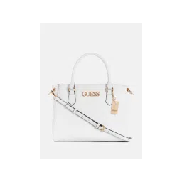 guess fashion Guess Women White Handbag with Detachable Strap (Set of 2)-picture-18