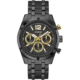 guess Analog Black Dial Men's Stainless Steel Black Band Watch-Gw0714G4-picture-38