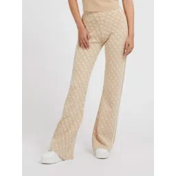 Guess Beige Print Trousers-picture-28
