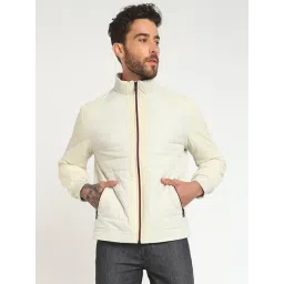 Guess Beige Regular Fit Quilted Jacket-picture-16