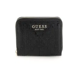 Guess Black Aldina Logo Zip Around Wallet-picture-39