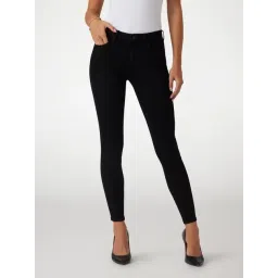 Guess Black Cotton Solid Jeans-picture-19