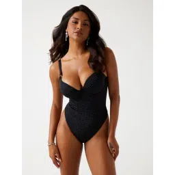 Guess Black Embroidered Bodysuit-picture-19