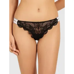 Guess Black Embroidered Brazilian Brief-picture-17
