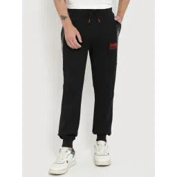 Guess Black Joggers Solid Trackpants-picture-32