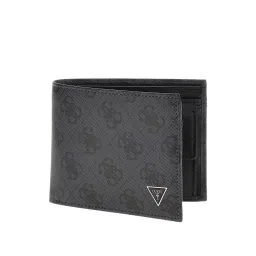 GUESS Black Logo Leather Bi-Fold Wallet image 1