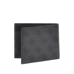 GUESS Black Logo Leather Bi-Fold Wallet image 3