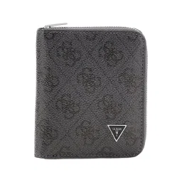 Guess Black Milano Logo Leather Zip Around Wallet-picture-20
