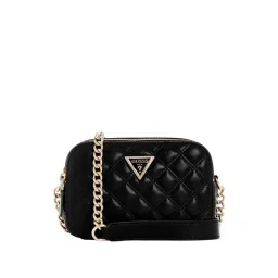 GUESS Black Quilted Camera Bag-picture-28