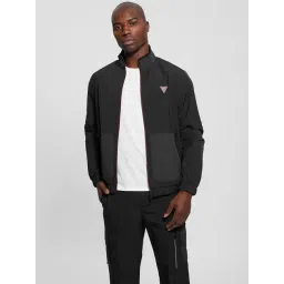 Guess Black Regular Fit Solid Jacket-picture-26