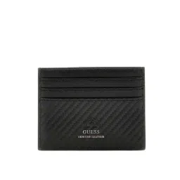 GUESS Black Textured Leather Coin & Card Case-picture-24