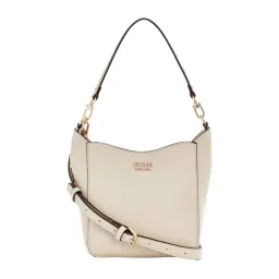 Guess Bone Brenton Textured Girlfriend Bucket Bag-picture-46
